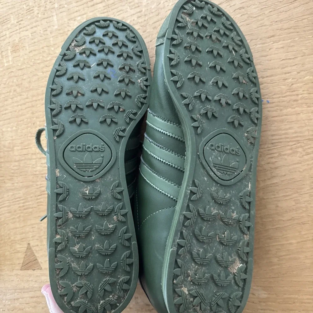 Adidas Samoa Shoes Sneakers Green Suede Size 13